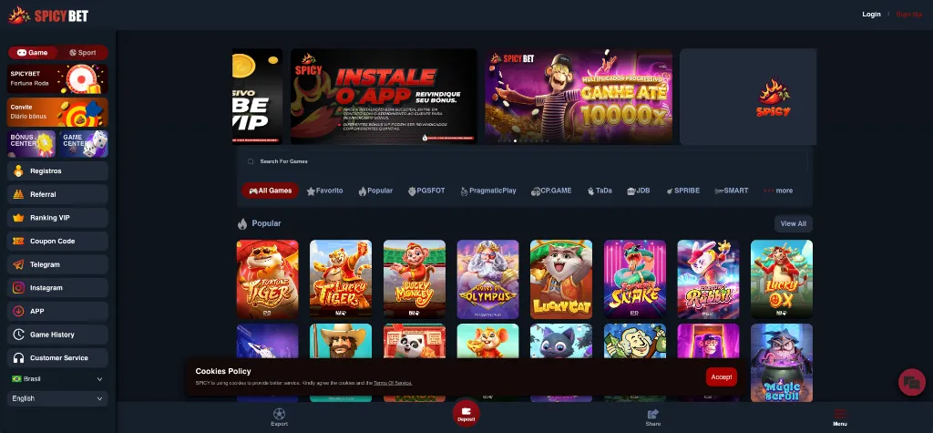 🎲 Descubra a Atmosfera Única do Cassino Spicy Bet! Entre e Ganhe Agora! 🃏🔥